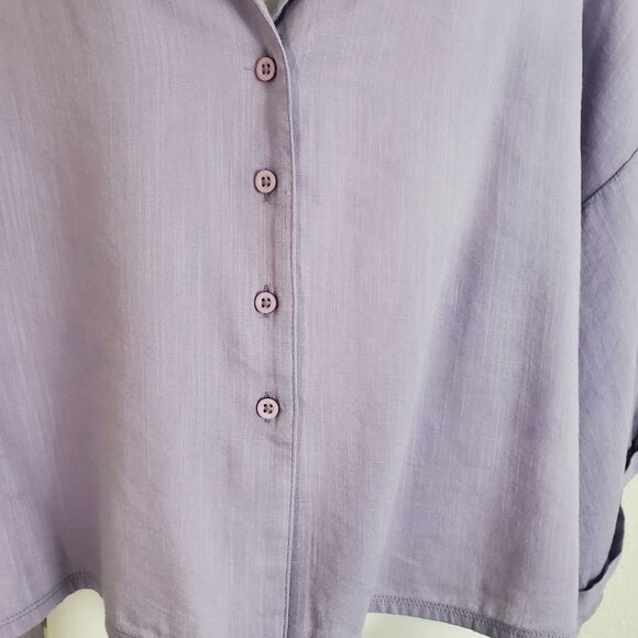 Urban Outifitters Sleep Shirt Small Purple Out From Under Vera Boxy Lounge Relax - Picture 3 of 10